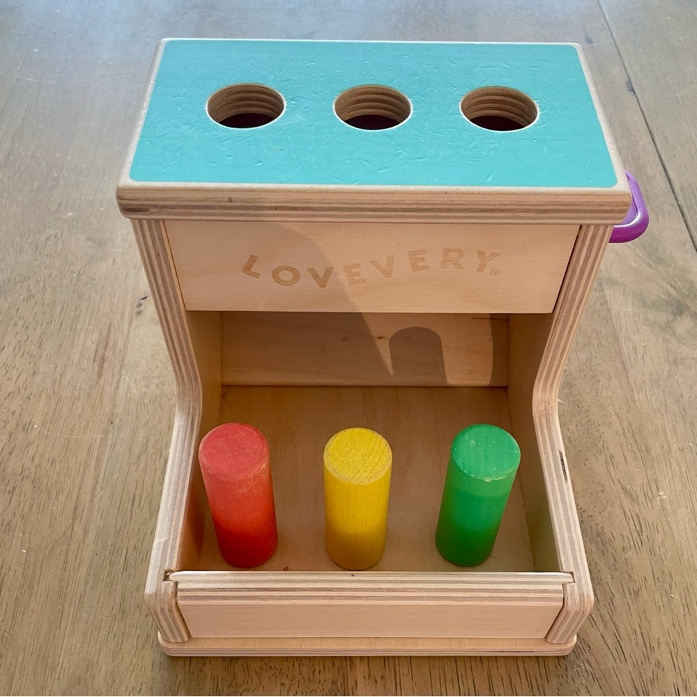 Lovevery Wooden Peg Drop Toy